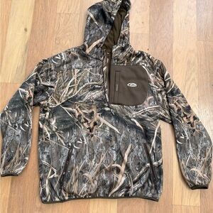 Drake Camouflage Hooded 1/4 zip Pullover